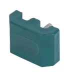 Clema fixare panou gard Strend Pro 60x40 mm, verde, cu șurub