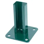 Talpă ancorare pentru stâlp 60x40 mm, verde RAL6005, Strend Pro
