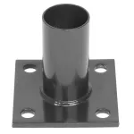 Talpă de ancorare metalică pentru stâlp rotund 48 mm, antracit RAL7016