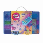 Set creativ Stitch cu 4500 elastice, 100 accesorii si razboi de tesut