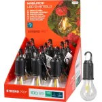 Lampă LED camping Strend Pro, reîncărcabilă USB-C, 100 lm, IP44
