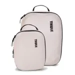 Set saculeti de compresie Thule pentru bagaj, mic + mediu, alb