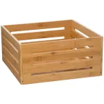 Cos de depozitare 5Five din bambus masiv, 31x15x31 cm, natur