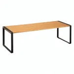 Etajera Blackwood 5Five cu structura metalica si blat lemn, 50 cm