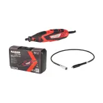 Set mini polizor drept Raider RD-MG11, 135W, viteză variabilă, 40 accesorii