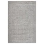 Covor pufos, gri deschis, 140x200 cm, antiderapant GartenMobel Dekor