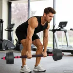 Set de Haltere 2 în 1 30kg Negru și roșu GartenMobel Dekor