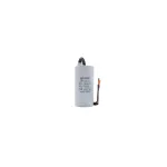 Condensator CBB60 12µF 450V cu fire, 35x62 mm, pentru motor Rotor