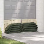 Saci cu nisip 25 pcs Verde închis 120 x 27 cm HDPE GartenMobel Dekor