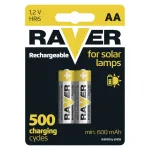 Baterii AA Raver Solar HR6 reîncărcabile 600 mAh, set 2 bucăți