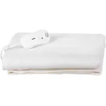 Patura electrica 2 in 1 MagicHome pentru pat, alba, 80x150 cm