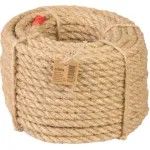 Frânghie din iută Strend Pro Garden, 6 mm, 20 m, împletire în 3 fire