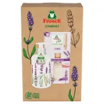 Set cadou Frosch cu lavandă, difuzor de parfum și săpun lichid 90 ml + 300 ml