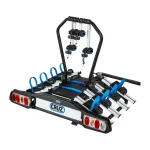 Suport pentru 4 biciclete, Cruz Pivot R3 940-516, cu prindere pe carligul de remorcare, 13 pini