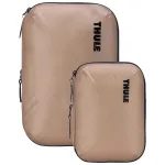 Set saculeti de depozitare Thule Compression Packing Cube mic + mediu, Soft beige