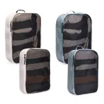 Set săculeți de depozitare Thule Family Packing Cube, 4 piese, alb/albastru