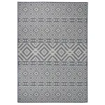 Covor de exterior, dungi albastre, 160x230 cm, țesătură plată GartenMobel Dekor