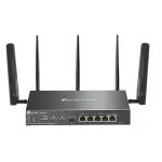 Router 4G+ Wi‑Fi 6 AX3000 cu 2 Nano SIM si SFP Gigabit TP-Link Omada