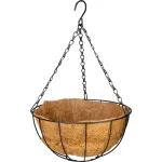 Ghiveci suspendat Strend Pro cu fibra de cocos si lant, 25 cm