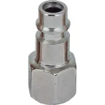 Conector rapid pneumatic 1/4" F Raider QC03, oțel nichelat