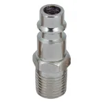 Conector rapid pneumatic 1/4 inch M din otel nichelat Raider QC05