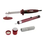 Set lipire cu letcon 40W, pompa de cositor si fludor Raider