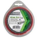 Fir pentru motocoasa cu profil patrat 3.0 mm, 12 m, Raider Garden Tools