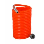 Furtun spiralat pentru aer comprimat 15 m, 8x12 mm, 1/4, poliuretan
