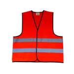 Vestă reflectorizantă portocalie universală cu benzi reflectorizante