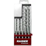 Set 5 burghie SDS-Plus 5-10 mm pentru beton și zidărie Raider
