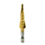 Burghiu conic in trepte 4-12 mm HSS TiN cu prindere HEX 1/4 Raider Pro