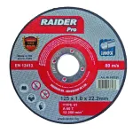 Disc pentru tăiere inox 125x1.0x22.2 mm Raider Pro RDP