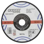 Disc pentru tăiere metal Raider 150x3.2x22.2 mm, pentru oțel și profile