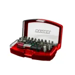 Set 32 biti cu suport magnetic 1/4 inch Raider pentru insurubare