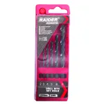 Set burghie pentru metal HSS-R 2-8 mm, 6 piese, Raider