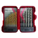 Set burghie pentru metal si zidarie Raider, 17 piese, 1.5-10 mm