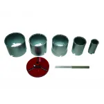 Set carote pentru plăci ceramice 33-83 mm Raider cu carburi