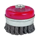 Perie cupa din sarma 75 mm pentru polizor unghiular Raider