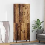 Bufet Pe perete Lemn Vechi 69,5 x 34 x 180 cm Lemn compozit GartenMobel Dekor