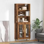 Bufet Lemn Vechi 69,5 x 32,5 x 180 cm Lemn compozit GartenMobel Dekor