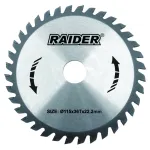 Disc circular pentru lemn Raider 180 mm, 24 dinti, alezaj 20 mm