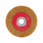 Perie circulară din sârmă oțel alămită Raider, 150 mm, alezaj 6 mm