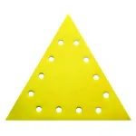 Set 5 foi smirghel triunghiular Velcro 285 mm, granulatie P120 Raider