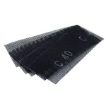 Set 5 plase de șlefuit 93x230 mm P40 pentru vopsea, lac și finisare