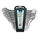 Set chei combinate Basic 14 piese, 6-32 mm, finisaj mat, suport inclus