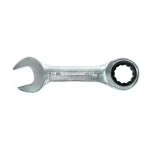 Cheie combinată cu clichet 17 mm stubby din oțel CR-V Topmaster