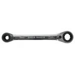 Cheie cu clichet 4 în 1 Topmaster 72T, 10x13, 17x19 mm, reversibilă