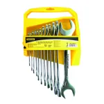 Set chei fixe 6-32 mm Topmaster CR-V, 12 piese, cu suport de depozitare