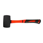 Ciocan de cauciuc 900 g Gadget, negru, cu mâner TPR ergonomic