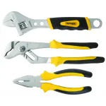 Set clești și cheie reglabilă Top Master Pro Cr-V, 3 piese